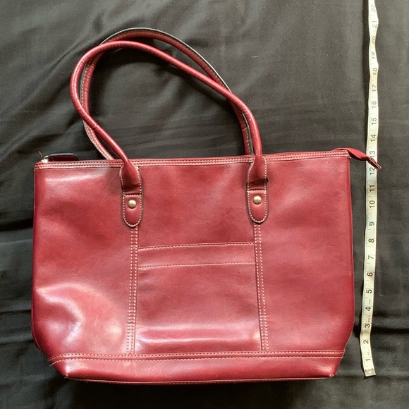 Vintage Red Leather Purse - Picture 11 of 11